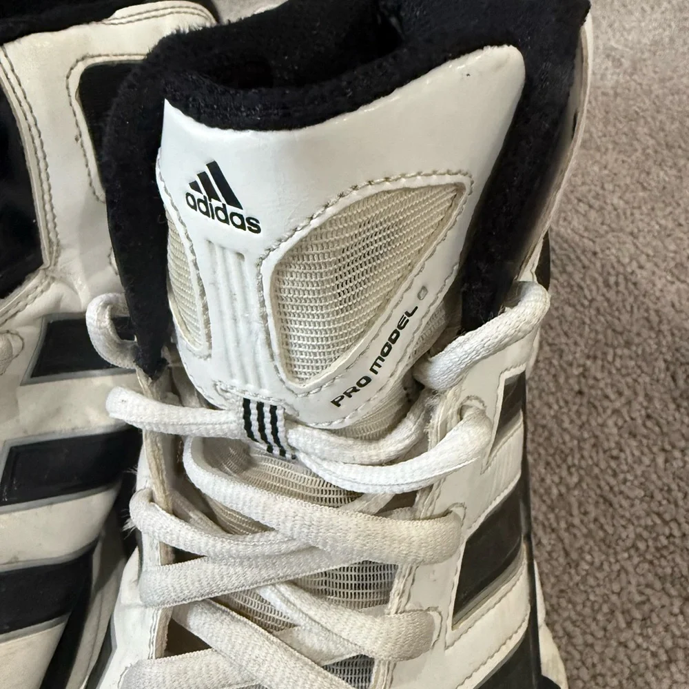 Adidas Black and White Sneakers - Picture 2 of 5